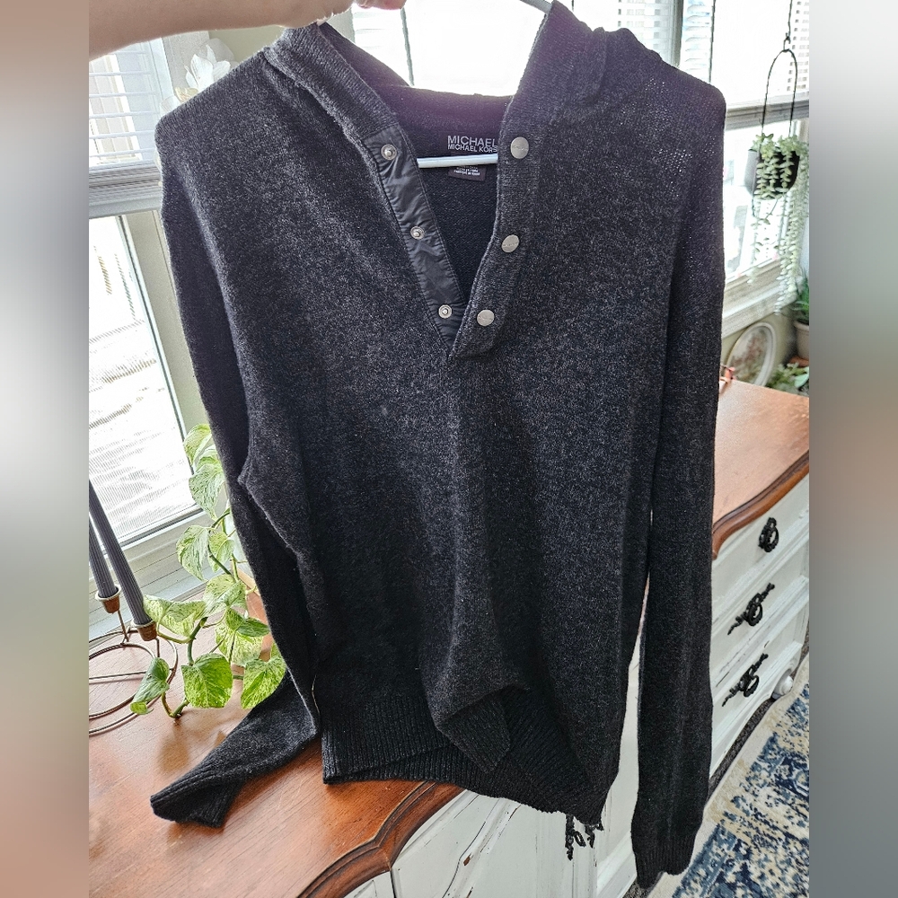 Michael Kors Hooded Sweater Sz L